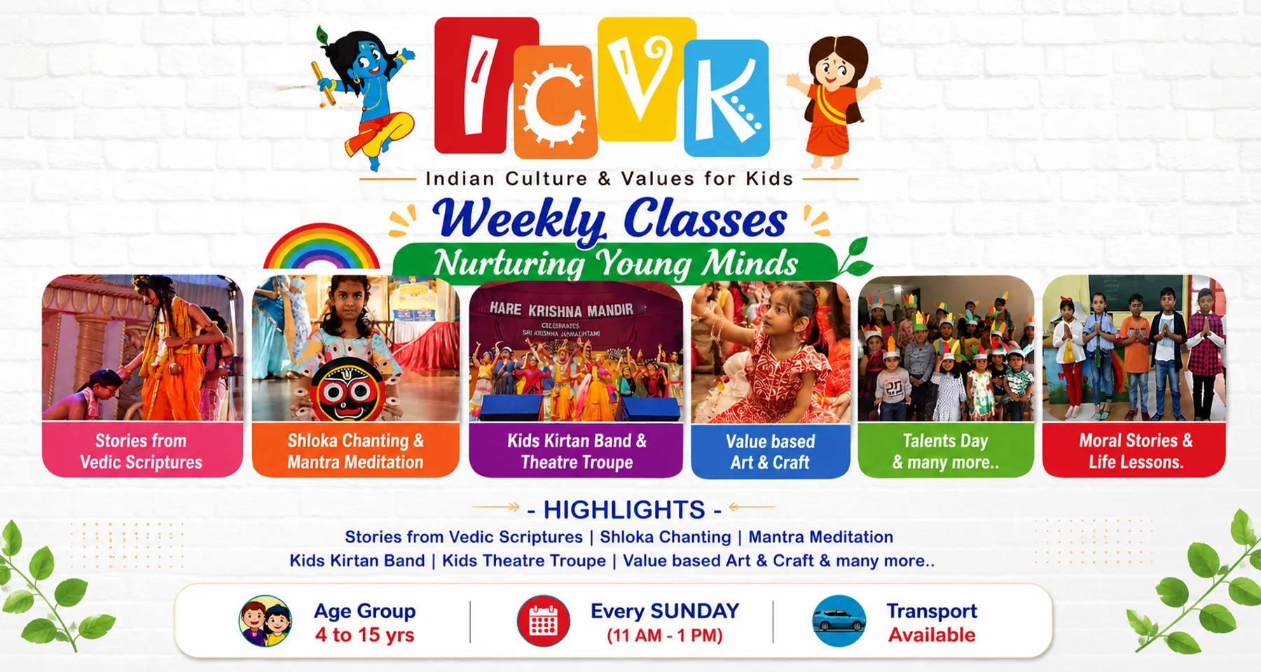Weekend Program Banner